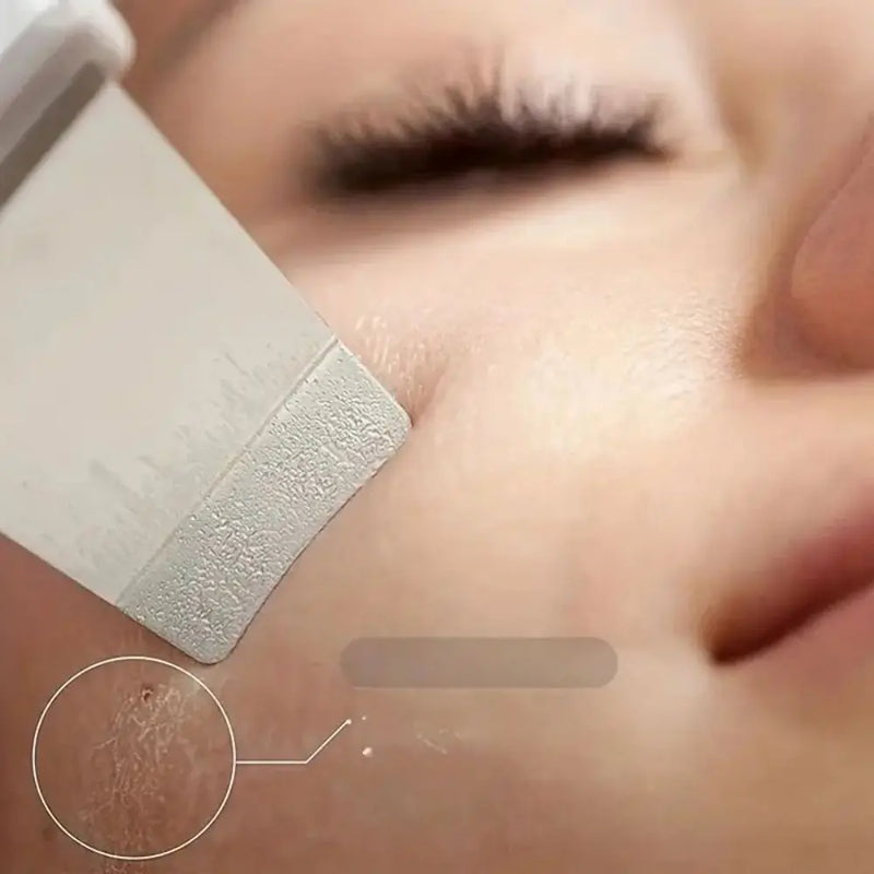 Raspador de pele ultrassônico, limpeza de poros, máquina de limpeza profunda facial adequada para instrumentos de beleza femininos e masculinos